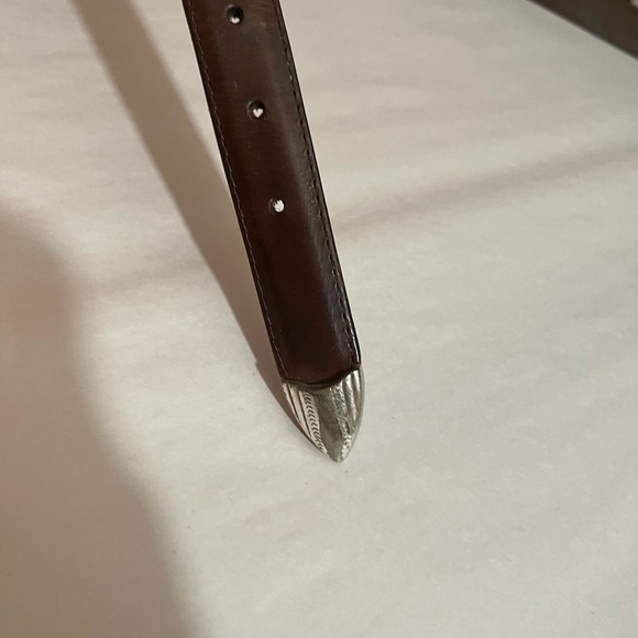 Golf Top Grain Brown western Leather Ranch Club Belt Size 42 AML3000 - Picture 14 of 15